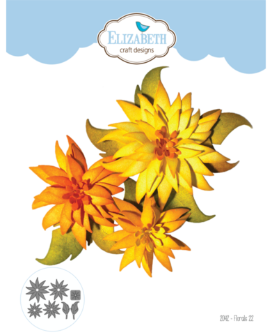 Elisabeth Craft Designs: Florals 22  - stanssisetti