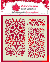 Woodware: Floral Panels 6x6 -  sabluuna