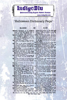 IndigoBlu: Halloween Dictionary Page  - leimasin