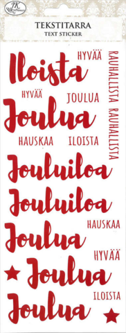 JK Primeco: Jouluntoivotukset  punainen