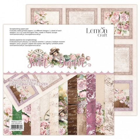 Lemoncraft: Secret Garden 12x12 - Paperikokoelma