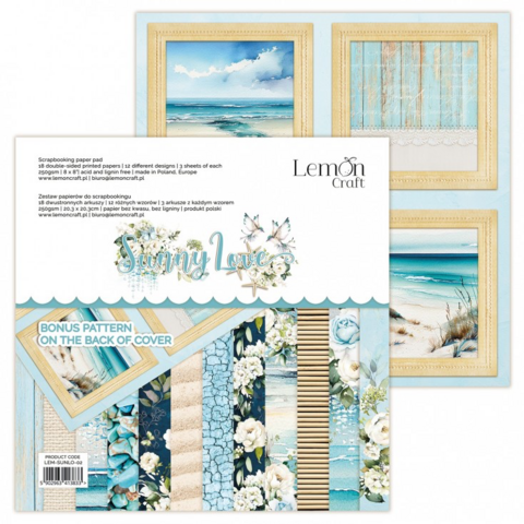 Lemoncraft: Sunny Love 8x8  -paperilehtiö