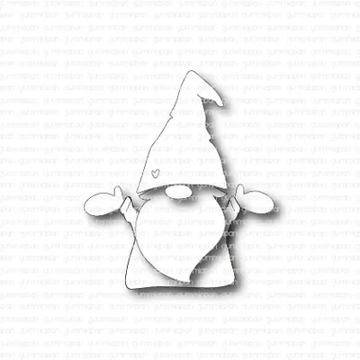 Gummiapan: Happy Gnome - stanssisetti