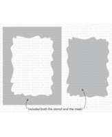 MFT: Watercolor Wash - Rectangle 6 x 6 -sabluuna ja maski