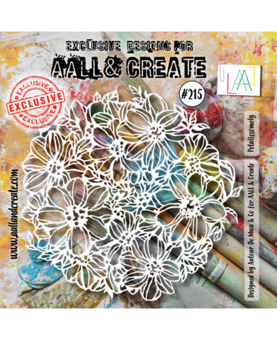 Aall & Create STENCIL Petalissomely #215 - sabluuna