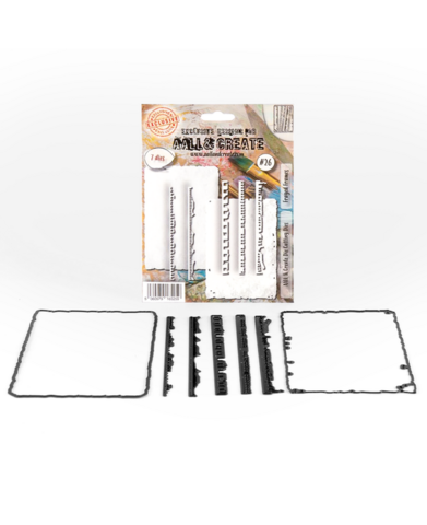 Aall & Create DIE Frayed Frames #26 - stanssisetti