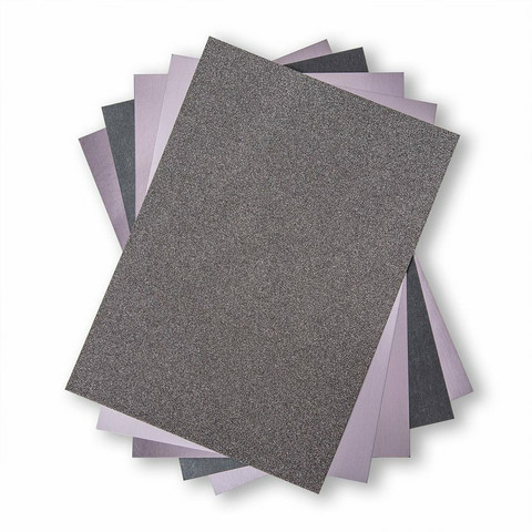 Sizzix Surfacez Opulent Cardstock A4 : Charcoal