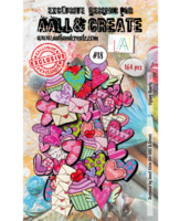 Aall & Create Die Cuts: Flying Hearts #18 - leikekuviopakkaus