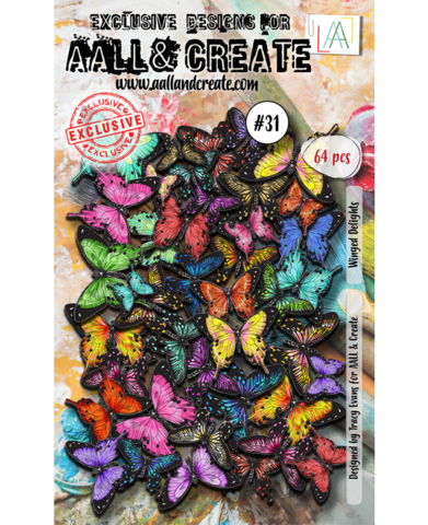 Aall & Create Die Cuts: Winged Delights  #31 - leikekuviopakkaus