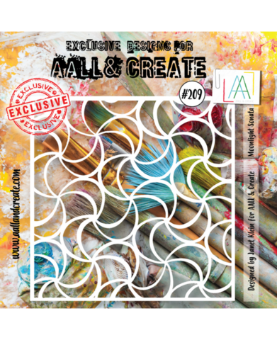 Aall & Create STENCIL Moonlight Sonata #209 - sabluuna