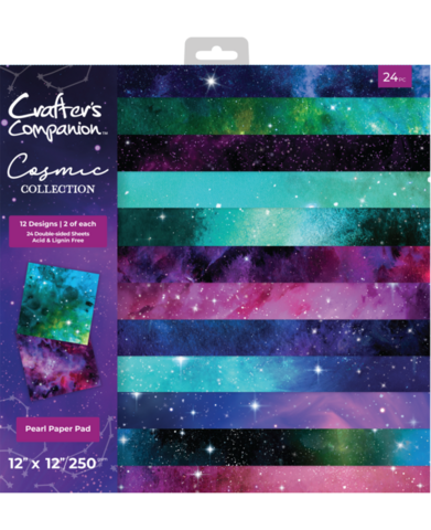 Crafter's Companion: Cosmic Collection 12x12 - paperikokoelma