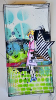 Dina Wakley: Fashion Forward- kirkas leimasinsetti