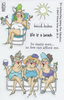 Art Impressions: Beach Babes - kirkas leimasinsetti