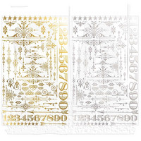Tim Holtz Idea-ology Remnants: Gilded Accents -siirtokuvapakkaus