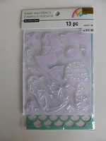 Enchanting Mermaid stamps & stencil -setti