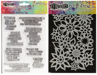 Stamps & Stencil: Quote Medley