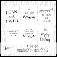 Mini Posters: Words