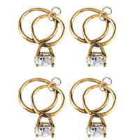 Diamond Ring Charms  -metallikoristeet