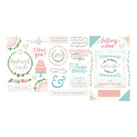 Southern Weddings Chipboard Stickers