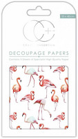 CC Decoupage Paper: Flamingos