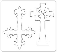 Sizzix Bigz: Gothic Crosses -stanssi