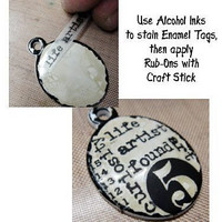 Tim Holtz Idea-ology: Enameled Tags