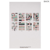 Black & Gold Foil Planner Stickers -tarrakirja