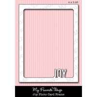 Joy Photo Card Frame  -stanssi