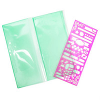 Traveler's Journal Zip Pocket With Stencil