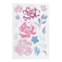 Backyard Table Clear Stamps:  Layered Rose