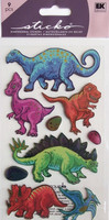 Sticko 3D Metallic Stickers: Dinos