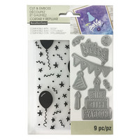 Recollections Dies & Embossing Folder: Birthday -setti
