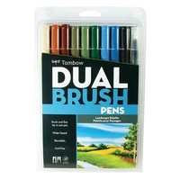 Tombow Dual Brush Pens: Landscape Palette - tussipakkaus
