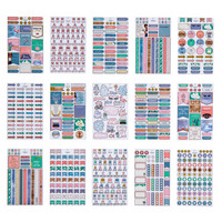 Agenda 52 Foiled Sticker Pack: Sunday Funday -tarrakirja