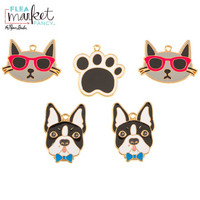 Flea Market Fancy Charms: Dog/Cat