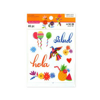 Summer Fiesta Clear Stickers -tarrapakkaus