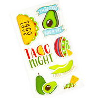 Recollections Puffy Stickers: Avocados  -tarrapakkaus