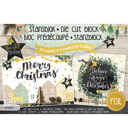 Bright Christmas Foiled A5  - korttikuvalehtiö