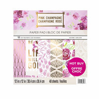 Pink Champagne 12x12 - paperilehtiö