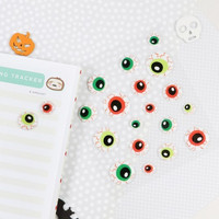 Halloween Puffy Stickers: Eye Balls
