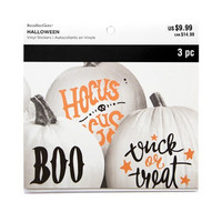 Halloween Vinyl Pumpkin Stickers -tarrapakkaus