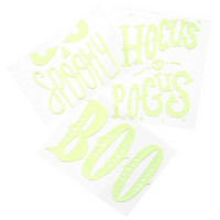 Halloween Vinyl Glow-In-The-Dark Stickers -tarrapakkaus