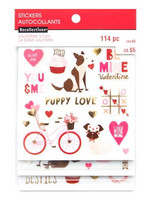 Recollections:  Puppy Love Clear Stickers -tarrapakkaus