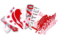 Recollections:  Iridecent Glitter Diecut Stickers -tarrapakkaus