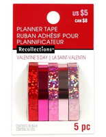 Planner PVC Tape: Holographic Valentine Narrow  - pakkaus