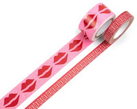Planner Washi Tape: Lips Valentine  - pakkaus