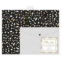 Noteworthy Metallic Mono Document Wallets - säilytystaskupakkaus
