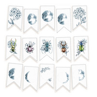 New Moon Die Cut Garland -koristepakkaus