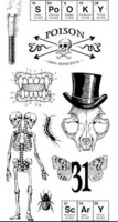 Halloween Clear stamps: Mad Scientist  - leimasinsetti