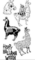 Halloween Clear stamps: Ha-Llama-Ween  - leimasinsetti